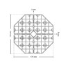 Vaste tegeldrager 16mm | Tegeldrager.nl