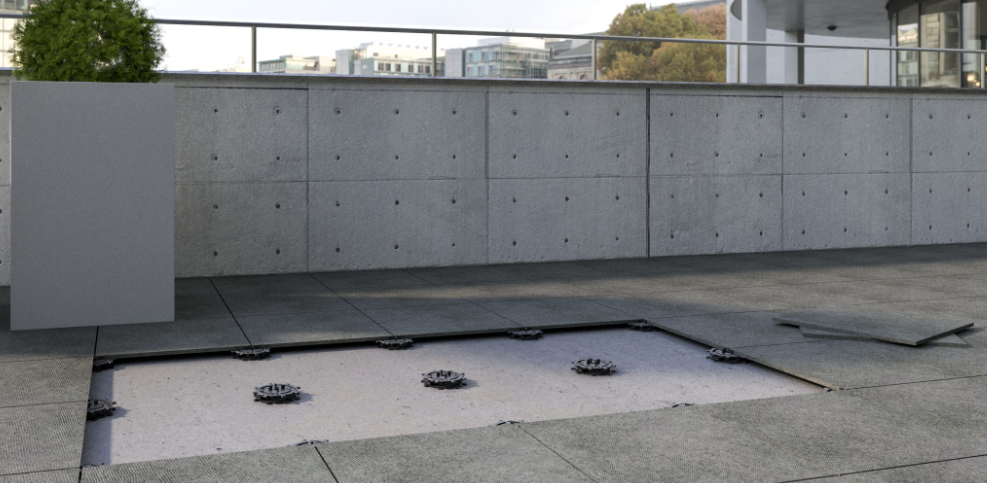 spiral tegeldrager lage hoogtes